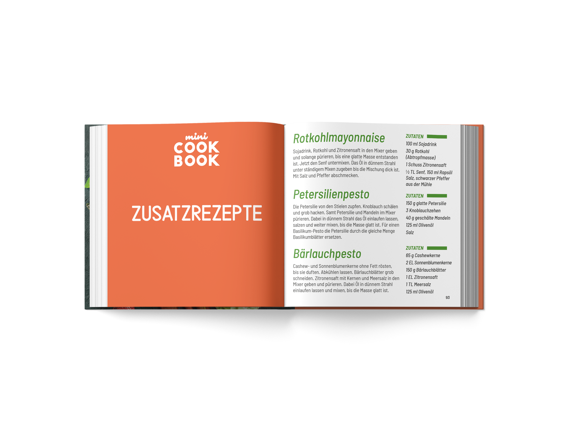 mini cookbook